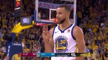 BANG! Stephen Curry from 30 feet! - Cavaliers vs Warriors - Game 1 - 2018 NBA Finals