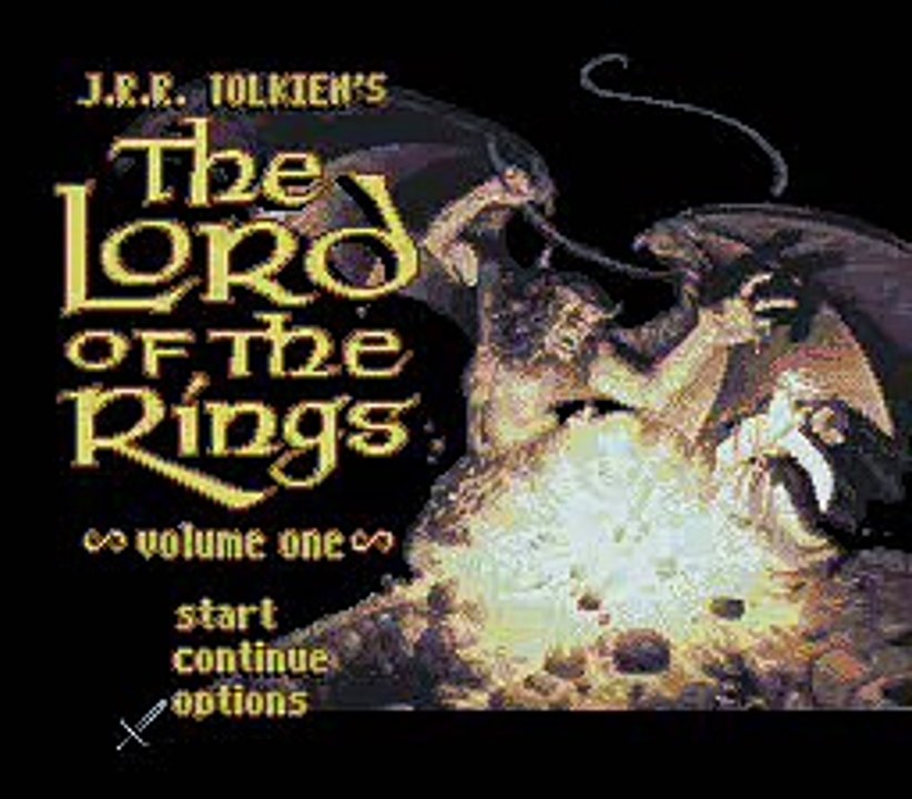 SNES : J.R.R. Tolkiens The Lord of the Rings - Volume 1 ~ Gameplay (US)