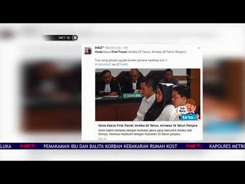 Tanggapan Netizen Terhadap Kasus First Travel -NET10