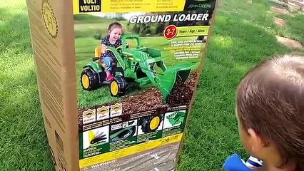 Unboxing And Assembling The Powered Ride On Peg Perego John Deere Tror 12 Volt Compilation!