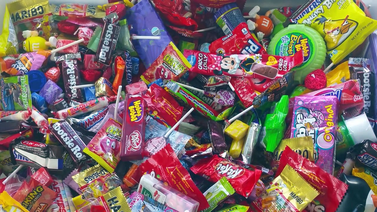 Hide and seek in A lot of Candy & Surprise Eggs