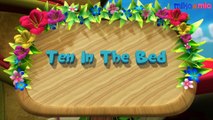 Ten in the Bed | Best Nursery Rhymes | Kids Songs | Rhymes for Children by Mike and Mia