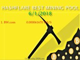 HashFlare Best Mining Pool  - 6/1/2018