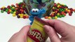 Count Sesame Street Figures & Skittles Candy Sesame Street Toys Cookie Monster Elmo Zoe Playdoh