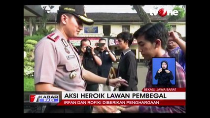 Aksi Heroik Melawan Begal, Pria Ini Diberikan Penghargaan