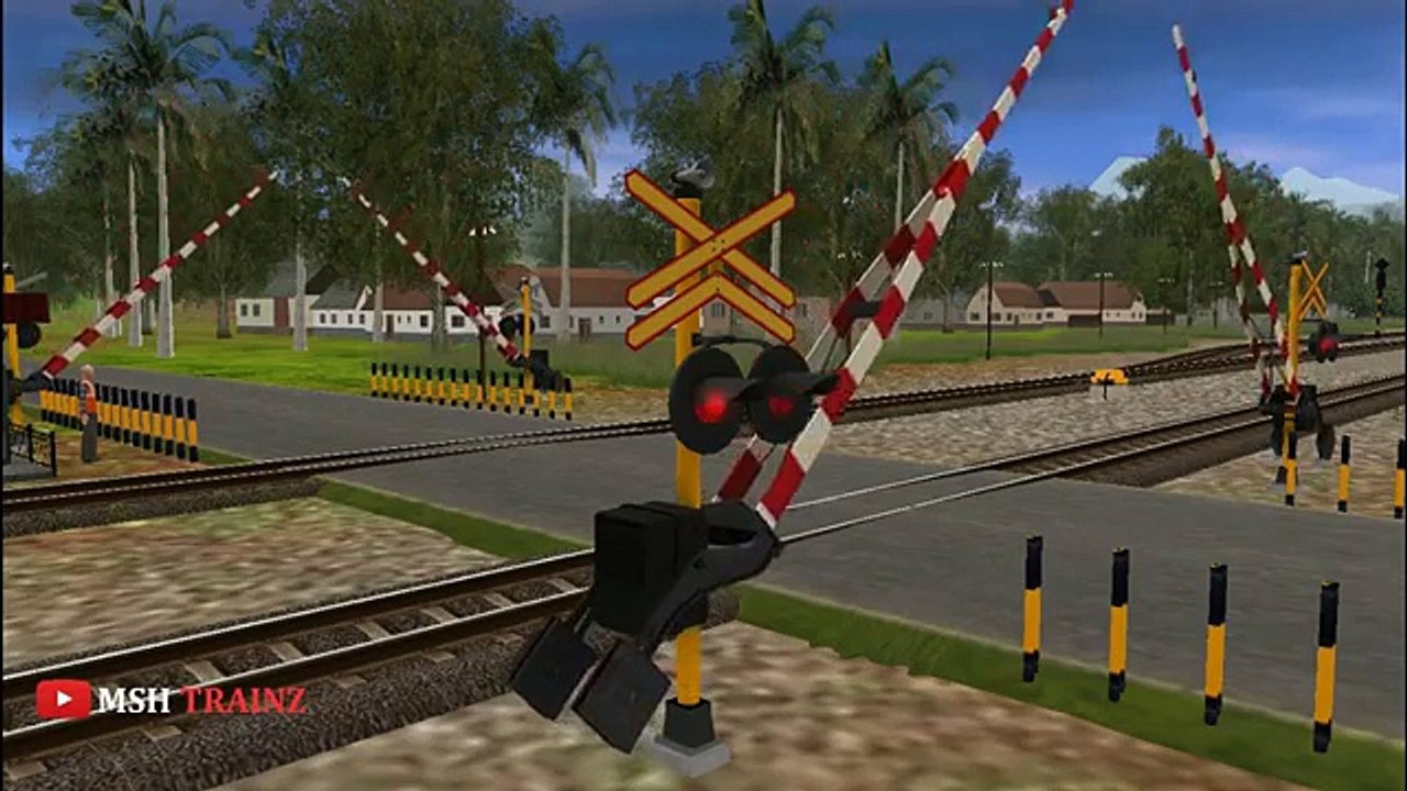 Trainz Simulator Indonesia - Perlintasan Kereta Api yang Sepi 4