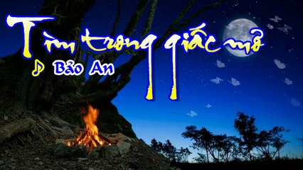 [Karaoke] TÌM TRONG GIẤC MƠ - Bảo An (Giọng Nam: Dm)