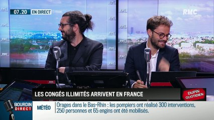 Dupin Quotidien : Les congés illimités arrivent en France - 01/06
