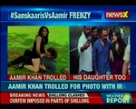 Aamir Khan  trolled by Muslim fanatics, candid photo with daughter Ira exposes in social Media