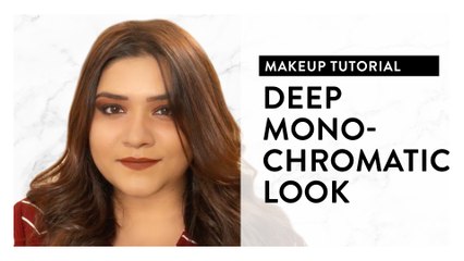 Deep Monochromatic Makeup Look | Makeup Trends 2018 | MyGlamm