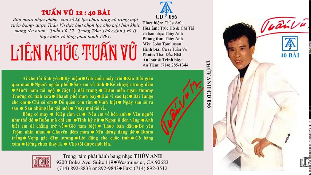 Liên khúc Tuấn Vũ 01 - AI CHO TÔI TÌNH YÊU - TUẤN VŨ - nhạc tình bolero - 40 ca khúc tuyệt vời