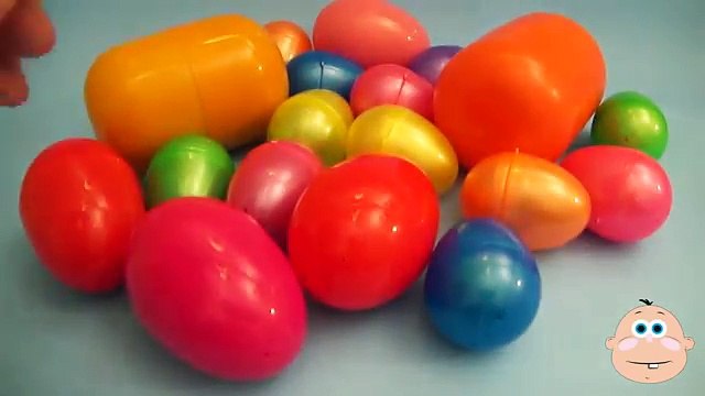 20 Surprise Eggs Funny Vintage Toy Opening! E.T. Hulk Hogan Garfield Muppets Mr. Men Sesame St. Toys