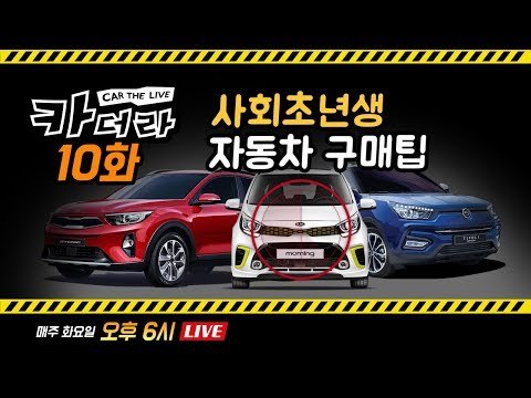 사회초년생 첫 차 추천 및 자동차 구매팁...'생방송 카더라 10회'