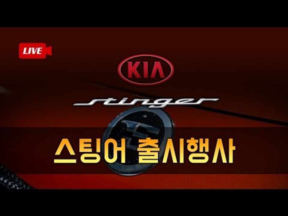 [녹화]기아 스팅어 론칭 현장 스케치(Kia Stinger Reaction)..."스팅어를 본 사람들의 반응은?"