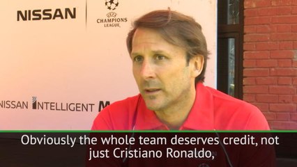 Tải video: Mendieta in awe of Ronaldo's five Champions League titles