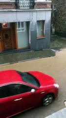 De grosses inondations dans le centre de Spa