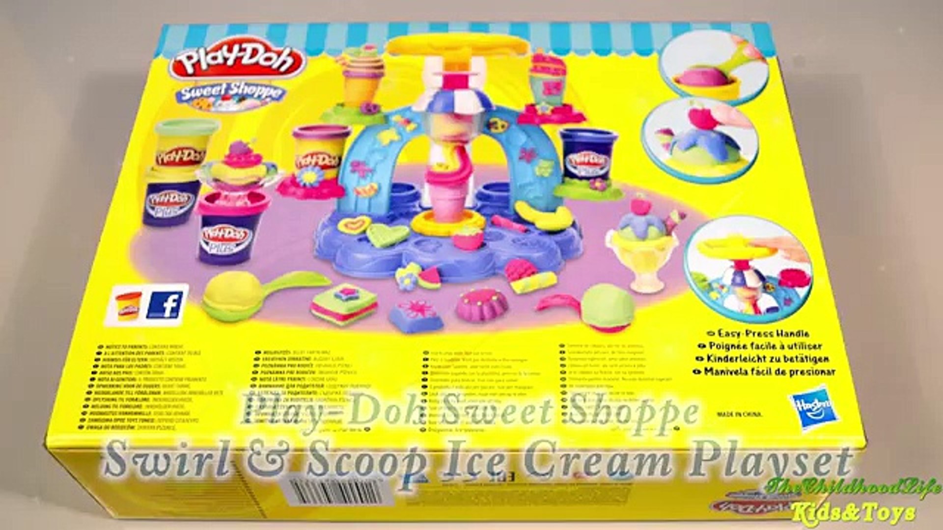 play doh ice cream swirl and scoop