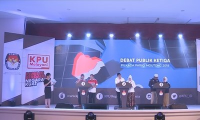 Debat Publik 3 Pilkada Parimo – Tanya Jawab Antar Paslon