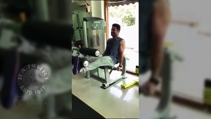 Jr NTR Accepted Mohanlal Fitness Challenge | Jr NTR Gym Workout Video