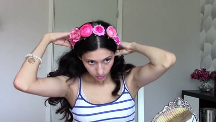 5 СПОСОБОВ КАК НОСИТЬ ЦВЕТОЧНЫЙ ОБОДОК. 5 Ways to wear a FLOWER HEADBAND