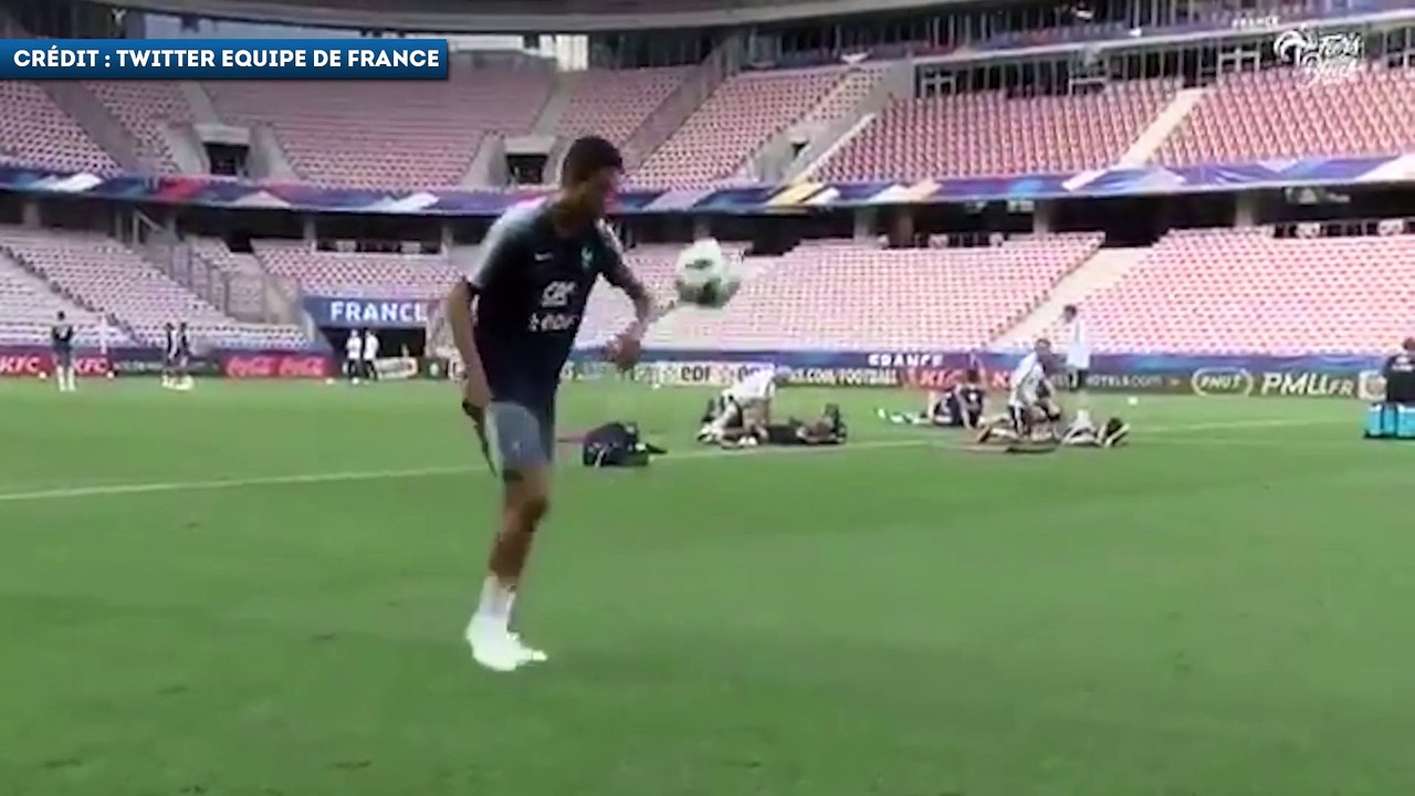 Varane très habile pour jongler avec le ballon