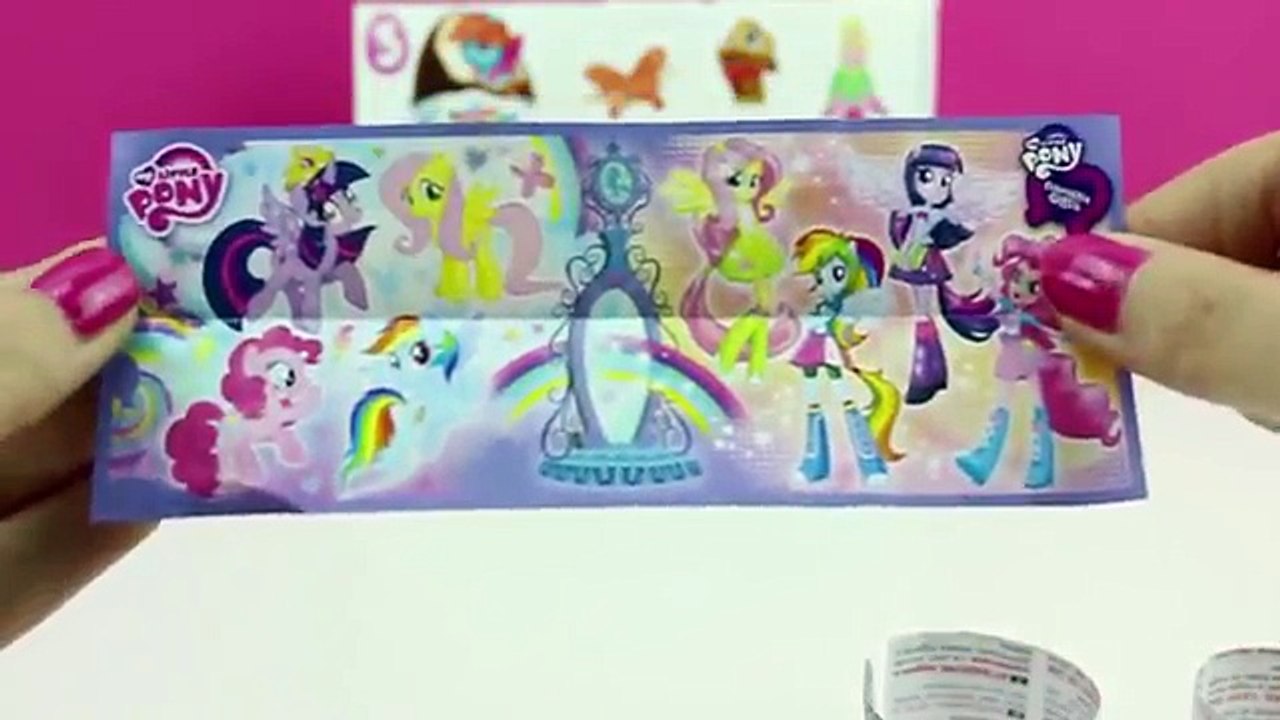 Huevo Kinder Sorpresa My Little Pony en español | My Little Pony Kinder Surprise | Equestria girls