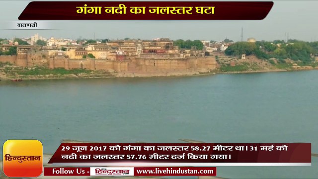 The Ganga's water level and pollution levels have been worrisome for years