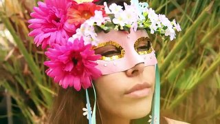 Floral Butterfly Masquerade Mask ♥ DIY