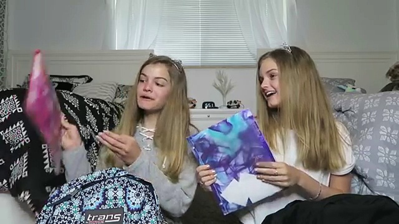 Whats In Our Backpacks ~ Schools Out ~ Jacy and Kacy