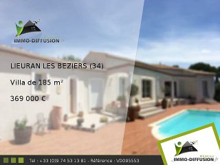 Villa A vendre Lieuran les beziers 185m2 - Campagne