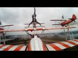 Ride with the Breitling wingwalking team Fairford airshow 2013 RIAT