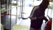 Shopkeeper fights back as armed robbers break in