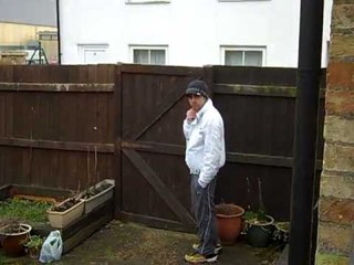 Burglar caught on camera by home-owner