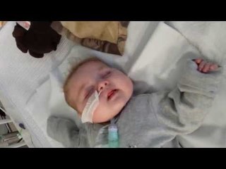 Amazing baby Oscar Tasker whose heart defect healed on its own.