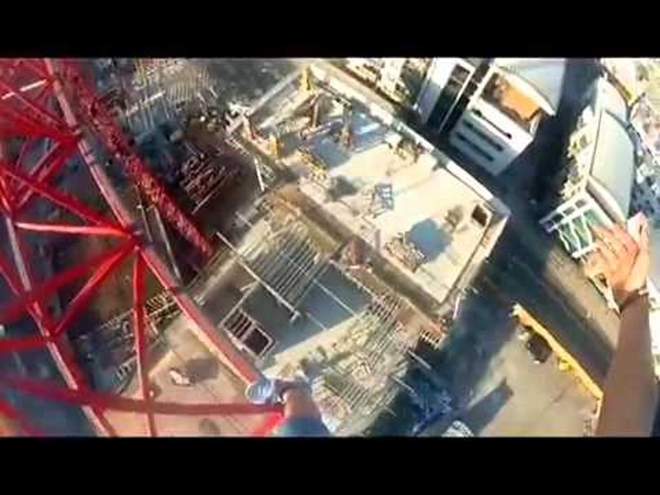 Terrifying Brighton Crane climb