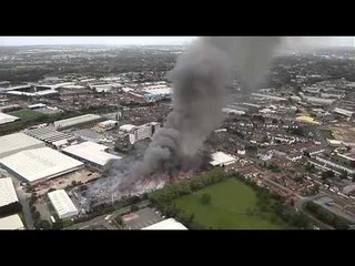 Plastic recyling depot fire Smethwick