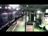 Shocking CCTV footage of drunks in train stations