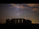 Perseid meteors over Stonehenge