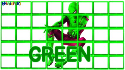 LEARN COLORS SPIDERMAN Colors finger family Nursery Rhymes