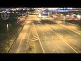 A woman drives up the M5 the wrong way