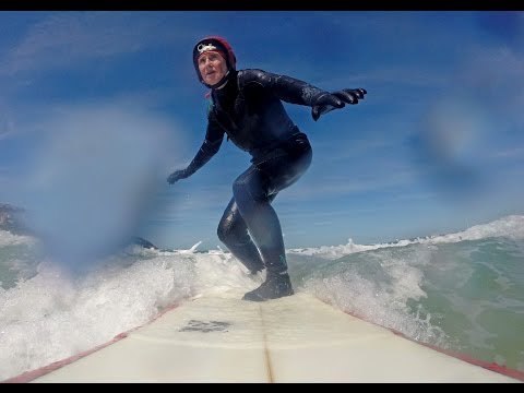 Surfer still hitting the waves aged 68