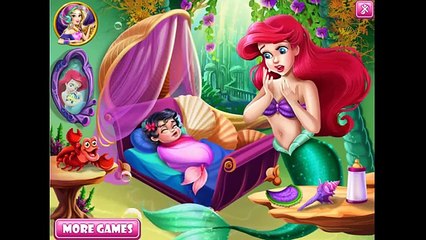 Nàng tiên cá Ariel và Công chúa băng giá Anna mang bầu và sinh con như thế nào?