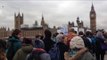 Junior Doctors on strike outside Westminster, London