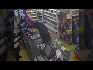 Armed robber recognised by a staff member - his MOTHER-IN-LAW