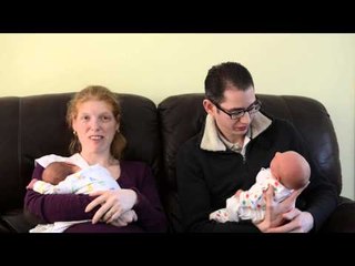 Mum gives birth to first twin on the toilet