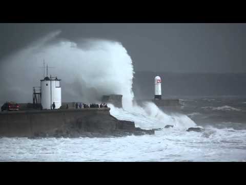 Storm Frank batters Welsh coast