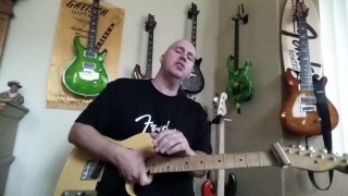 A hands free slide guitar trick. Something fun!