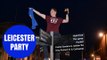 Leicester City fans celebrate their fairytale Premier League win on the streets