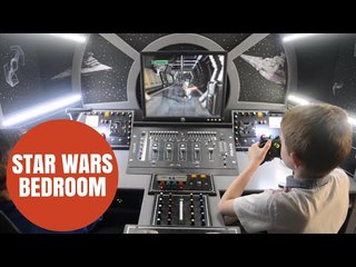 Devoted dad gives boys the most incredible Star Wars bedroom