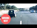 Confused Pensioner Drives The Wrong Way Down The Fast Lane Of Motorway